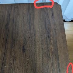 北欧風ダイニングテーブルの画像
