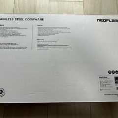 新品＜韓国neoflam＞28cmフライパン（セラミックコーティングとステンレス鋼）の画像