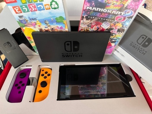 Nintendo Switch +周辺機器＋ソフト2本
