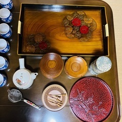 湯呑み　急須　お盆他　まとめての画像