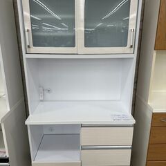 ★ジモティ割あり★TJ11785  食器棚 白 H183.5×D...