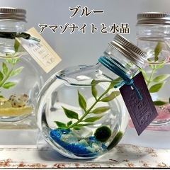 【マリモ瓶】天然石入り✩.*の画像