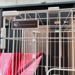 キャットゲージ ケージ 猫 ハウス アイリスオーヤマの画像