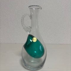 『未使用』徳利　冷酒器　氷ポケット付き　グリーン