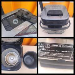■特価■2020年製■ハイアール 3合炊飯器【ステンレスブラック】JJ-XP2M31Eの画像