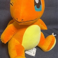 新品　ピカチュウ　ヒトカゲ　ぬいぐるみ2体
の画像