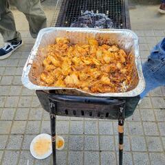 BBQ🍖やります🎶😆