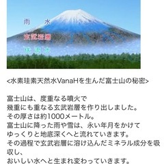 バナH 富士山の水素ケイ素天然水の画像