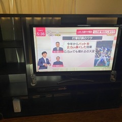 SHARP 52インチ液晶テレビ＋テレビボードの画像