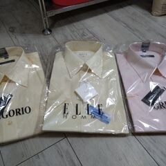 紳士　ブランドYシャツ　まとめて　ELLE 他　38 Мサイズ　