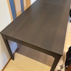 IKEA エーケダーレン 椅子2脚とテーブル 伸長式120/180