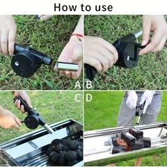 自宅BBQに　未使用品　ハンディブロワーの画像