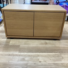 無印良品  2枚扉テレビ台　ナチュラル