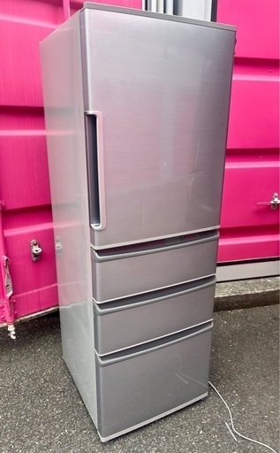 (運搬費込)(355ℓ)オシャレAQUA冷蔵庫