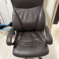 オフィスチェア ダークブラウン