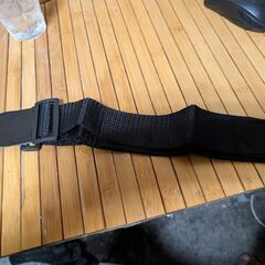 ギターストラップ　黒　中古