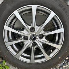 バリ山　スタッドレス　ホイールセットの画像