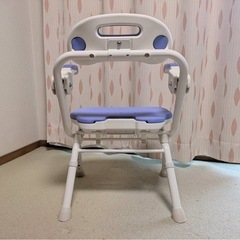 安寿 折りたたみシャワーベンチ FSフィット  (介護用 風呂椅子 介護 浴室 椅子 チェア 折りたたみ 肘掛け椅子) 介護用品 の画像