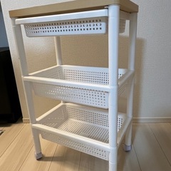 【指定場所引き取りで無料】キッチンワゴン