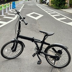 防災対応20型６スピードノンパンク折りたたみ自転車