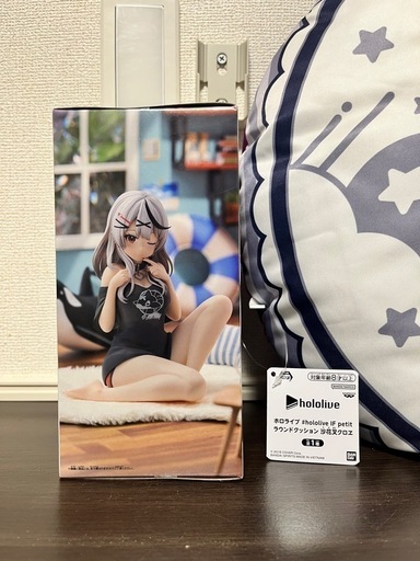 ホロライブ #hololive 沙花叉クロヱフィギュアクッション2点