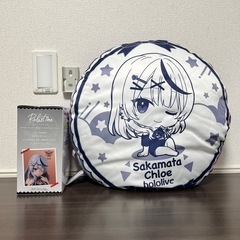 ホロライブ #hololive 沙花叉クロヱ　フィギュア　クッション　2点セットの画像