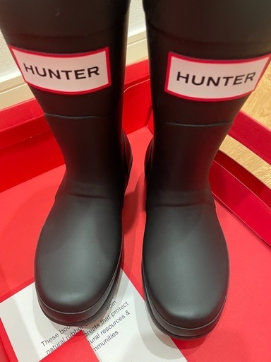 Hunter ショートブーツ23cm