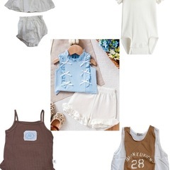 ベビー服 セット 韓国服 H&M  70サイズ相当 女の子 5着セット