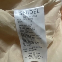 snidelのショースキンワンピースです☺️の画像