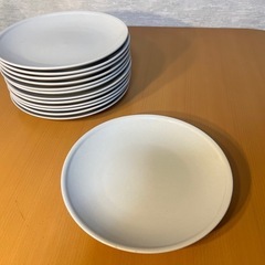 IKEA ベージュ　13cmプレート 13枚セット　まとめ売り