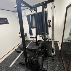 ボディーメーカーハーフラック（ラットプルダウン付）の画像