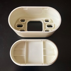 歯ブラシ立て　歯磨き粉立て　クリナップ　約13×6.5×7.5Hの画像