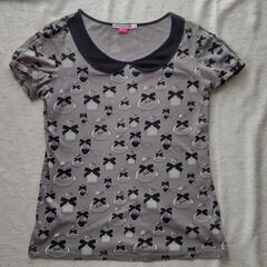 【used】　ユニクロ　バービィ　Barbie 半袖　Tシャツ　L サイズの画像