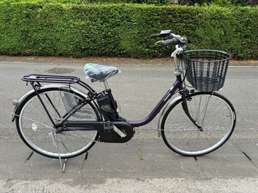電動自転車 パナソニック ビビTX 26インチ パープル 6.6ah 2010