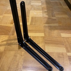 棚受け　黒　アイアン風　36cm×30cm