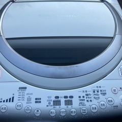 TOSHIBA 8kg洗濯乾燥機 AW-80VMの画像