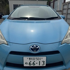 トヨタ アクア 車検8年8月 バックカメラ ETC プッシュスタート の画像