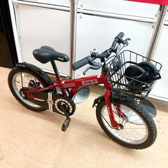 Jeep 子供用自転車 JE-16G レッド 16インチ 補助輪付