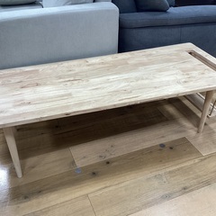 【軽トラック貸出サービス有】センターテーブル　ナチュラル