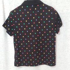 【used】　ドット　ポロシャツ　M～L サイズの画像