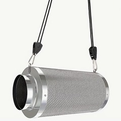 カラビナ付き ロープラチェット 8個セット ブラック  パラコード ガイロープ テント タープ 自在金具 設営 アウトドア キャンプの画像