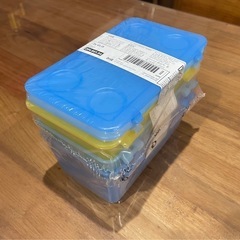新品未使用　IKEA オシャレ小物入れ　小物ケース　プラスチック製　の画像