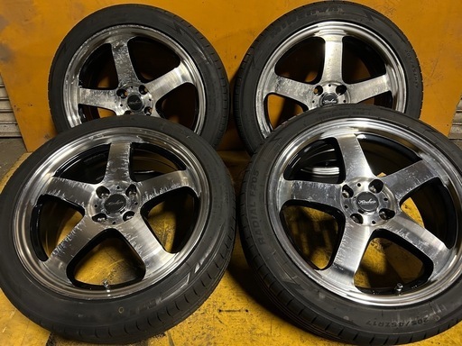最新最全のをすべて Kircheis コンパクトカー 205/45ZR17 ホイール 17インチ タイヤ・ホイール