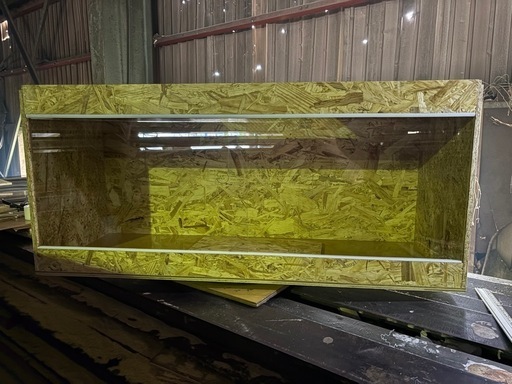 freelyly様　爬虫類ケージ　1204040天板金網35×85コーキング