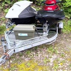 ソレックス2艇積みトレーラー車検あり