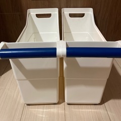 シンク下収納　ストッカー　キャスター付き　２つ