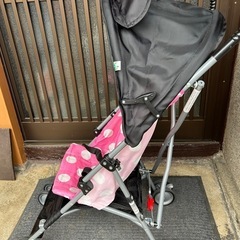 美品 ミニーマウスベビーカーB型の画像