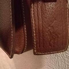 正規品【ラルフローレン】の革ショルダーバッグの画像