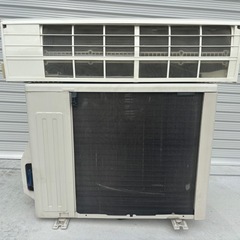 FUJITSU AS-J22D-W エアコン 室外機 
2014年製 リモコン付きの画像
