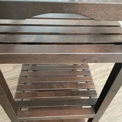 IKEA モルゲル  木製収納　ワゴン の画像